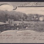 Ansichtskarte Künstlerkarte Bergedorf Hamburg Billthal See Boote Ausflug