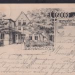 Ansichtskarte Künstlerkarte Cosdorf Restaurant Stadt Hamburg Inh. Eggers Eingang