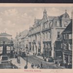 Ansichtskarte Barmen Concordia Denkmal Strassenbahn Laternen Prachthäuser