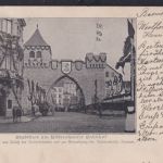 Ansichtskarte Barmen Rittershauser Bahnhof Stadttor Stadtwappen NRW Kunstanstalt