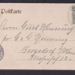 Ansichtskarte Bahnpost Zug 59 Cöln Hamm Elberfeld Roonstrasse Nützenberg