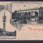 Ansichtskarte Barmen Wuppertal Luftkurhaus Inh. Theodor Reck El. Thurmbahn