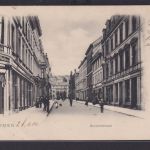Ansichtskarte Barmen Wuppertal Bahnhofstrasse Rud. Doll Optiker Walther Kröner