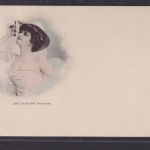 Ansichtskarte Jugendstil Art Nouveau Dame Frau Schönheit Edition Du Panorama De