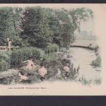 Ansichtskarte Jugendstil Art Nouveau Junge Damen Baden See Wasser Edition Du
