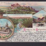 Ansichtskarte Künstlerkarte Barmen Wuppertal Bergisches Land Schloss Burg