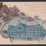 Ansichtskarte Künstlerkarte Altona Museum Zierkarte Wappen Verlag H. Schwarz