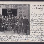 Ansichtskarte Buxtehude Betriebsbelegschaft Christian Eberstein Vorstahlmeister
