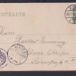 Ansichtskarte Künstlerkarte Kiel Fluss Brücke Baumallee Schleswig Holstein nach