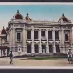 Ansichtskarte Vietnam Luftpost Cinema Kino nach Zürich Schweiz 29.10.1952