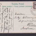 Ansichtskarte Argentinien Chamacoco Indigenes Volk nach Wien 04.02.1907