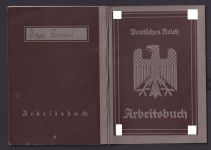 Militaria Deutsches Reich Arbeitsbuch Geburtsort Schevelsstein Hameln Pyrmont