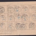 DDR Ostalgie Karl Marx Stadt Ausweis Gebühr 1,- MDM für Postwertzeichen