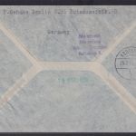 Flugpost DDR Brief Bogenecke Eckrand Interflug Leipzig Kopenhagen 1960