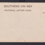 Southend on Sea Großbritannien toller Kartenbrief mit 5 Ansichten in der Art