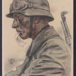 Deutsches Reich Willrich Künstlerkarte VDA Schulsammlung 1940