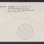 Flugpost Österreich Austrian Airlines Pan American attraktiver Umschlag Lufpost