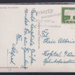 Ansichtskarte Bamberg Domreiter Bayern nach Roßtal 06.08.1958