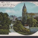 Ansichtskarte Hamburg Botanischer Garten Postgebäude Verlag Fr. Groth Hamburg