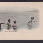 Ansichtskarte Künstlerkarte Junge Dame Meer Baden Edition Panorama De Paris