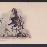 Ansichtskarte Künstlerkarte Dame Bad Schminken Edition Du Panorama De Paris