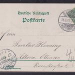 Ansichtskarte Barmen Wuppertal Ruhmeshalle NRW nach Altona Deutsches Reich