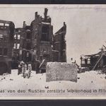 Ansichtskarte Mitau Lettland v. Russen Zerstörtes Warenhaus 1. Weltkrieg