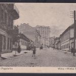 Ansichtskarte Wilna Hauptstrasse Pogulanka Vilnius Litauen Feldpost 19.11.1915