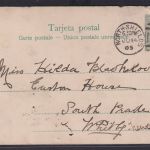 Ansichtskarte Buenos Aires Meer Hafen Industrie Argentinien 07.1905