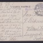 Ansichtskarte Dixmude Belgien Westflandern Großer Platz Häuser Feldpost nach