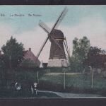 Ansichtskarte Dixmude Windmühle Belgien nach Zwickau Sachen Feldpost