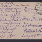 Ansichtskarte Dixmude Windmühle Belgien nach Zwickau Sachen Feldpost