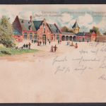Ansichtskarte Litho Künstlerkarte Sign. Weltausstellung Brüssel nach Elberfeld