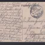 Ansichtskarte Dixmude Vieux Point Brücke Belgien Feldpost 16.02.1915