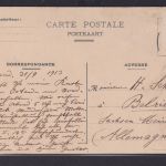 Ansichtskarte Gent Belgien Chateau des Comtes Schloss nach Sachsen Meiningen