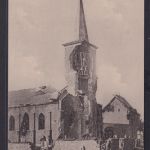 Ansichtskarte Bonnines Kirche Zerstört I. Weltkreig Belgien
