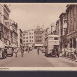 Ansichtskarte Northampton Drapery Grossbritannien Doppeldecker Bus nach