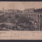 Ansichtskarte Luxemburg Viadukt Brücke Boulevard Prachtstrasse nach Metz