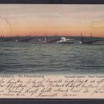 Ansichtskarte St. Petersburg Pont Troitzky Brücke Viadukt Russland nach