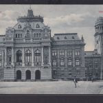 Ansichtskarte Nagyvarad Rumänien Rathaus Vorplatz nach Klosterneuburg