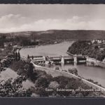 Ansichtskarte Essen Baldeneysee Stauwerk Villa Hügel NRW nach Zollhaus Nassau