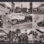 Ansichtskarte Bad Aibling Kurhotel Ludwigsbad Stadtansichten Bayern nach Berlin