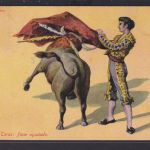 Ansichtskarte Mexiko Torero Stierkampf Wettkampf Amsterdam Holland Künstlerkarte