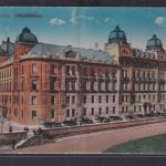Ansichtskarte Bratislava Slowakei Regierungsgebäude Oldtimer nach Pelhrimov