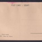 Ansichtskarte Cairo Ägypten Opernplatz Denkmal Palmen