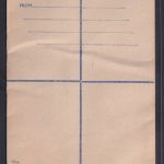 Ganzsache British Malaya Einschreibeumschlag 20 cts blau postal stationery