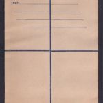 Ganzsache British Malaya Einschreibeumschlag 20 cts blau postal stationery