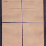 Ganzsache British Malaya Einschreibeumschlag EU 20 cts blau postal stationery