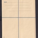 British Malaya Ganzsache Einschreibeumschlag EU 30 cts blau postal stationery