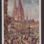 Köln NRW Deutsches Reich Drittes Reich Künstler Ganzsache Karneval 1939